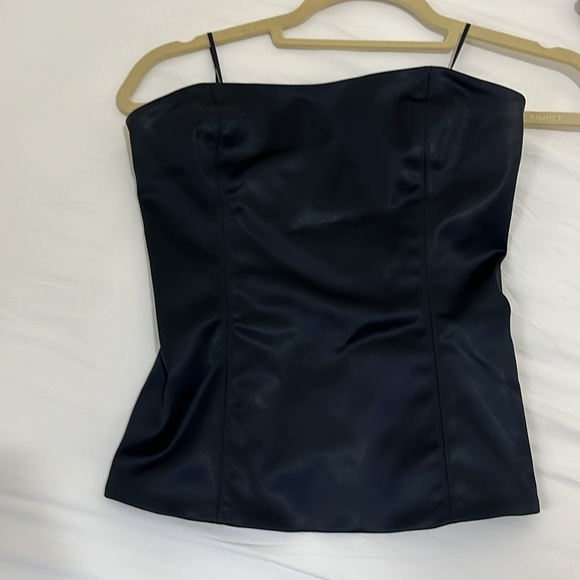 Aritzia Babaton Satin strapless top - Picture 2 of 5